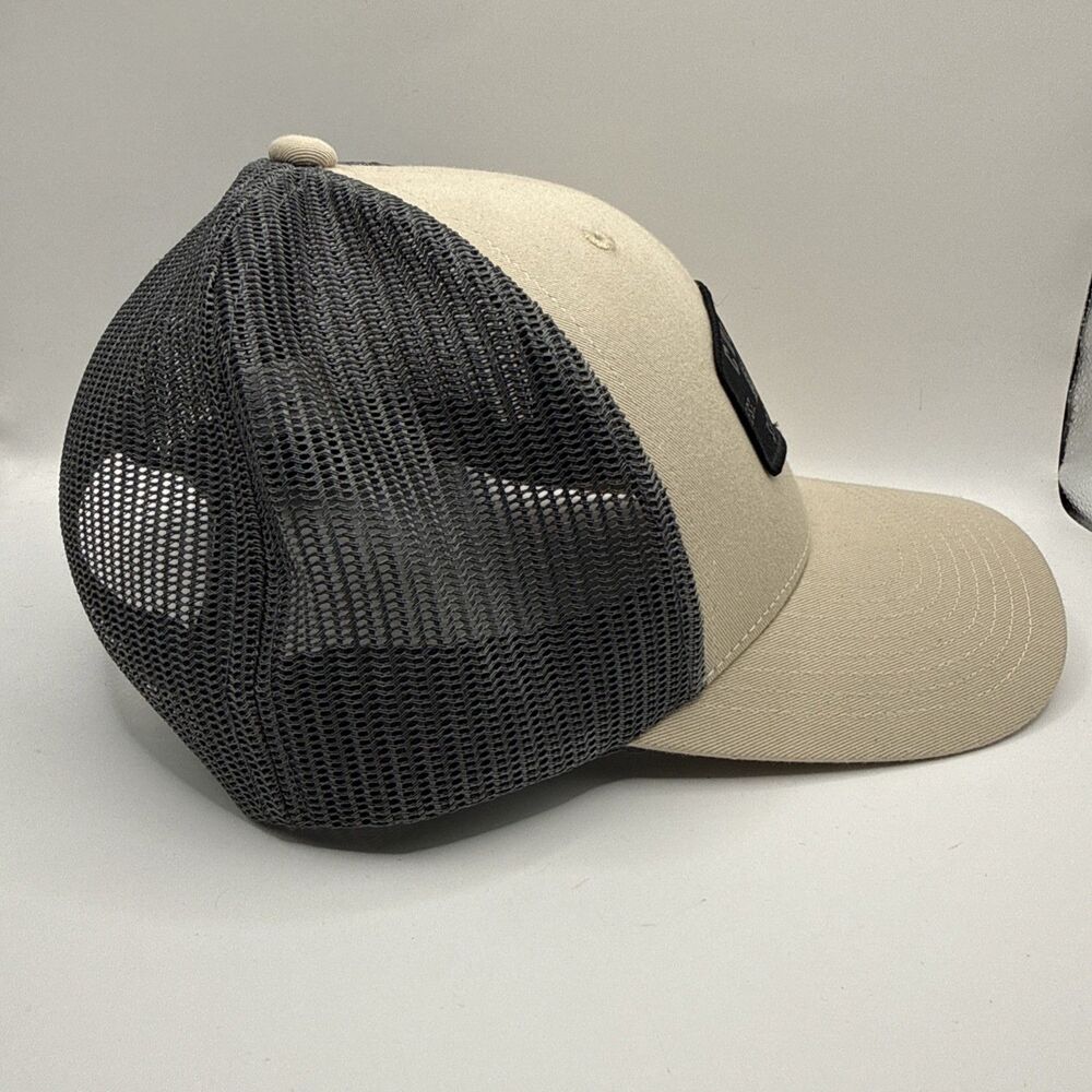 Columbia Sportswear Beige And Grey Men's Snapback Spring Grove Trucker Hat - Picture 4 of 7